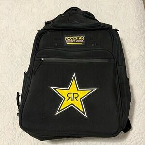Large ROCKSTAR ENERGY BACK PACK. UNISEX
